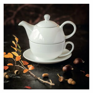 Biały serwis do herbaty – Maxwell & Williams