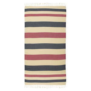 Ręcznik hammam Moss Navy, 95x175 cm