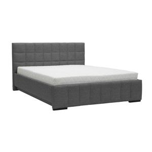 Szare łóżko 2-osobowe Mazzini Beds Dream, 160x200 cm