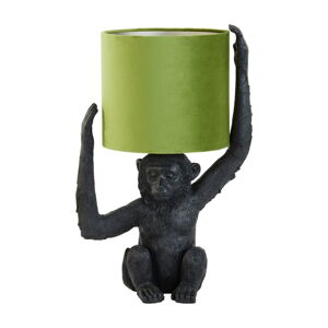 Zielono-czarna lampa stołowa (wysokość 51 cm) Monkey – Light & Living