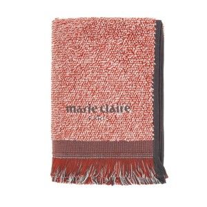 Zestaw 2 czerwonych ręczników Marie Claire Colza, 50x90 cm