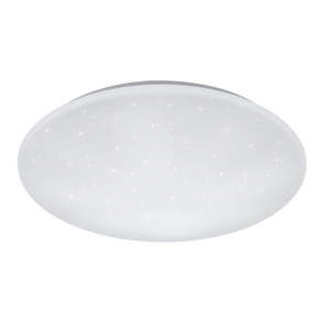 Biała okrągła lampa sufitowa LED Trio Kato, średnica 60 cm