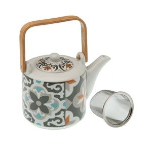 Porcelanowy dzbanek do herbaty z sitkiem VERSA Floralism