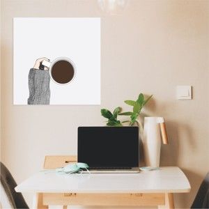 Obraz samoprzylepny North Carolina Scandinavian Home Decors Coffee, 30x30 cm