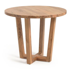 Naturalny okrągły stół z litego drewna akacjowego ø 90 cm Nahla – Kave Home