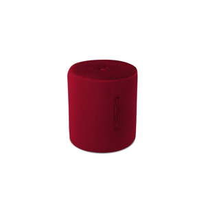 Czerwony puf Mazzini Sofas Fiore, ⌀ 40 cm