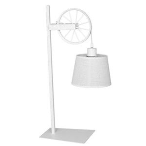 Biała lampa stołowa Glimte Bang II