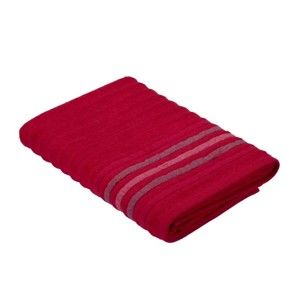 Czerwony ręcznik z bawełny Bella Maison Stripe, 30x50 cm