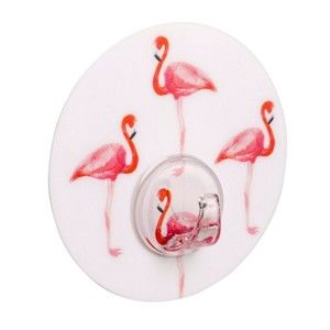 Wieszaczek ścienny z motywem flaminga Wenko UNO