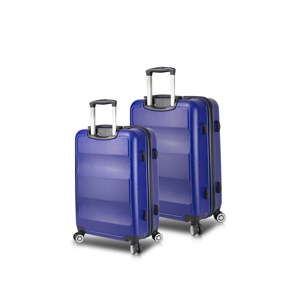 Zestaw 2 niebieskich walizek na kółkach z USB My Valice LASSO Cabin & Medium