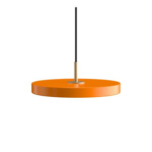 Pomarańczowa lampa wisząca LED z metalowym kloszem ø 31 cm Asteria Mini – UMAGE