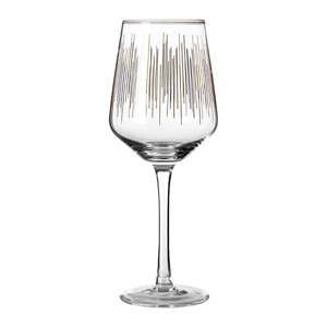 Zestaw 4  kieliszków do wina z ręcznie dmuchanego szkła Premier Housewares Deco, 4,3 dl
