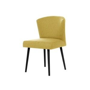 Żółte krzesło z czarnymi nogami My Pop Design Richter