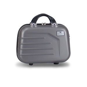 Ciemnoszary kuferek podróżny My Valice PREMIUM Make Up & Hand Suitcase