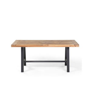 Stół do jadalni z drewna akacji Monobeli Thomas, 80x170 cm