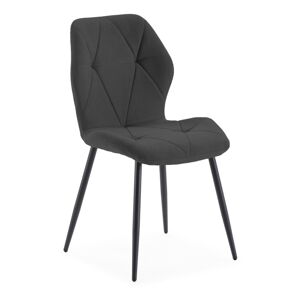 Czarne krzesła zestaw 4 szt. Luna – Marckeric