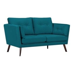 Turkusowa sofa 2-osobowa Mazzini Sofas Cotton