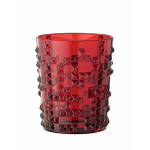 Czerwona szklanka ze szkła kryształowego Nachtmann Punk, 348 ml