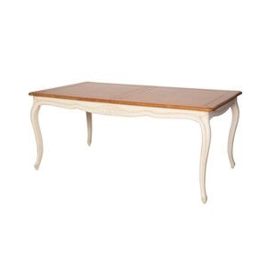 Kremowy stół rozkładany z drewna brzozowego Livin Hill Verona