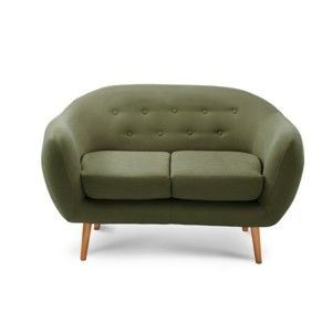 Zielona sofa 2-osobowa Scandi by Stella Cadente Maison Constellation