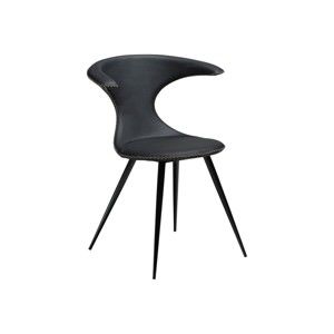 Czarne krzesło skórzane DAN-FORM Denmark Flair