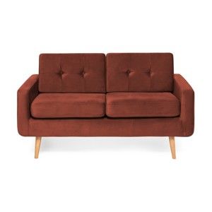 Czerwona sofa 2-osobowa Vivonita Ina Trend