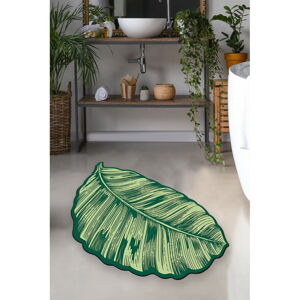 Zielony dywanik łazienkowy 60x100 cm Sheet – Foutastic