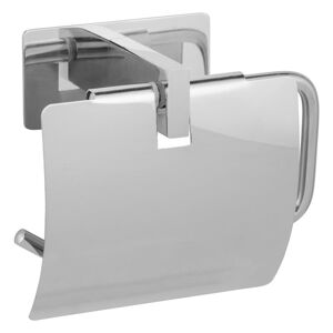 Samoprzylepny uchwyt na papier toaletowy ze stali nierdzewnej w kolorze srebra z połyskiem Genova – Wenko