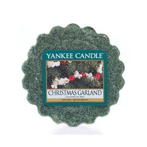 Wosk do lampy aromatycznej Yankee Candle Świąteczny Wieniec, czas trwania zapachu do 8 godzin