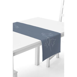 Niebieski bieżnik na stół Kate Louise, 40x140 cm
