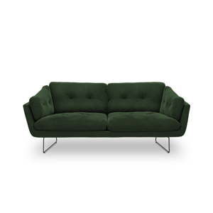 Butelkowozielona 3-osobowa sofa z aksamitnym obiciem Windsor & Co Sofas Gravity