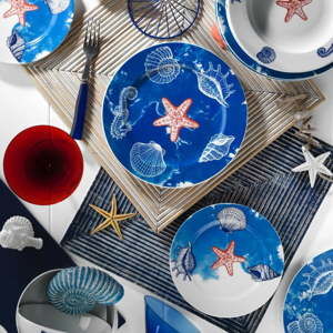 24-częściowy zestaw talerzy porcelanowych Kutahya Furio