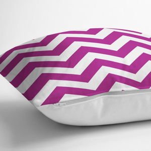 Poszewka na poduszkę Minimalist Cushion Covers Pinkie Zig Zag, 45x45 cm