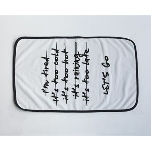 Czarno-biały ręcznik z mikrowłókna 45x70 cm Prada – Really Nice Things