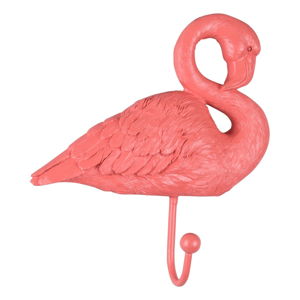 Koralowy haczyk w kształcie flaminga Leitmotiv Flamingo