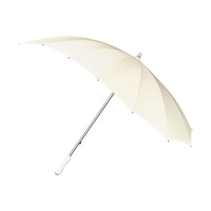 Biały parasol w kształcie serca Ambiance Heart, ⌀ 107 cm