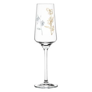 Kieliszek do szampana ze szkła kryształowego Ritzenhoff Marvin Benzoni Orchids, 230 ml