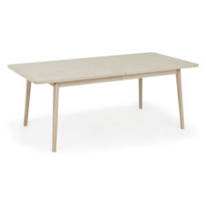 Naturalny rozkładany stół z blatem w dekorze dębu 100x200 cm Nyborg – Furnhouse