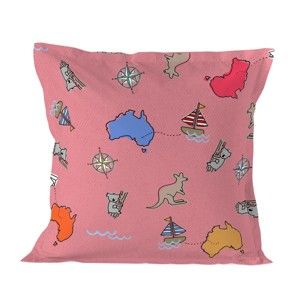 Poszewka na poduszkę Baleno Kangaroo Pink, 60x60 cm