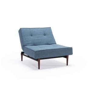Jasnoniebieski rozkładany fotel Innovation Splitback Mixed Dance Light Blue