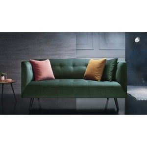 Zielona sofa 3-osobowa Bobochic Paris Paris