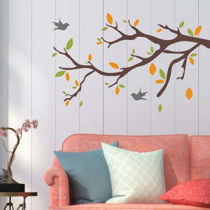 Dekoracyjna naklejka na ścianę Tree & Birds