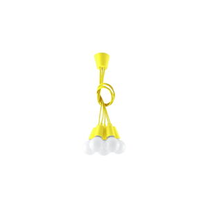 Żółta lampa wisząca ø 25 cm Rene – Nice Lamps