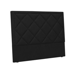 Czarny zagłówek łóżka Windsor & Co Sofas Superb, 140x120 cm