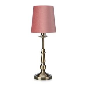 Różowa lampa stołowa Markslöjd Abbey