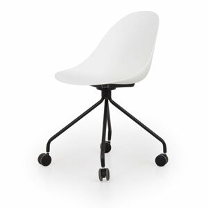 Biało-czarne krzesło biurowe Tenzo