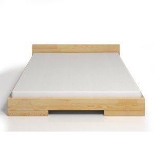 Łóżko 2-osobowe z drewna sosnowego SKANDICA Spectrum, 200x200 cm