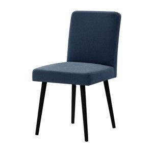 Niebieskie krzesło z czarnymi nogami Ted Lapidus Maison Fragrance