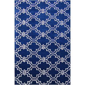 Ciemnoniebieski dywan wełniany Bakero Riviera, 244x153 cm