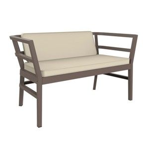 Czekoladowobrązowy sofa ogrodowa Resol Click-Clack